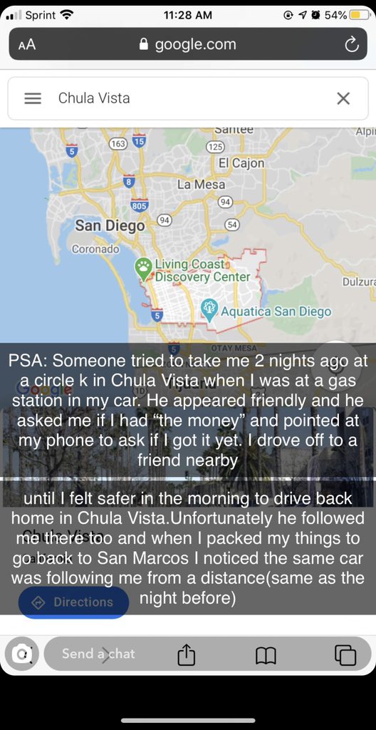 hiimleyd3n's tweet image. PLEASE READ if you’re a woman in san diego!!!! this happened to my cousin 💔