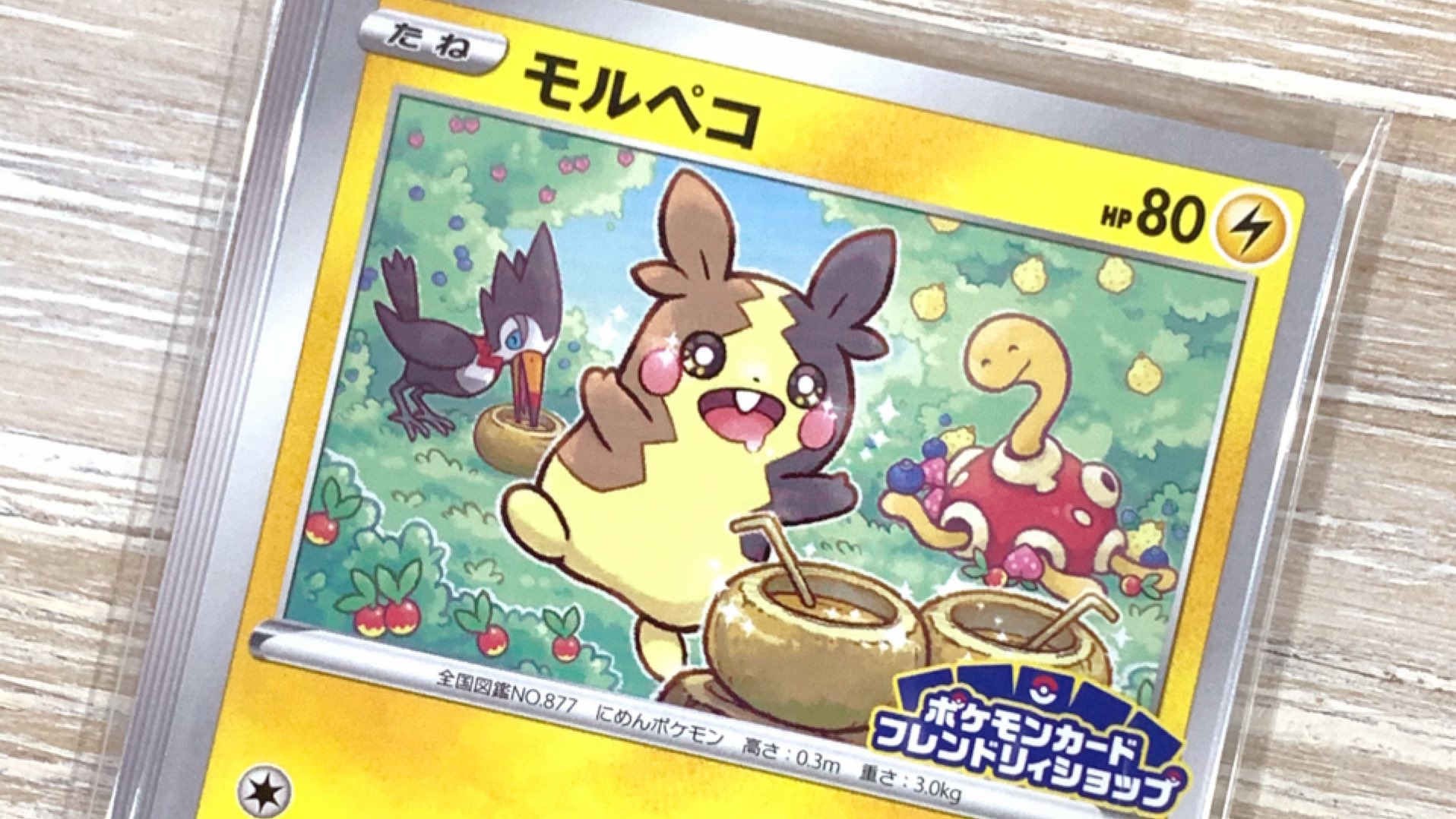 つるたさや Saya Tsuruta おしらせ 作画した ポケモンカードフレンドリィショップ限定キャンペーン で配布されているプロモーションカード モルペコ サンプルをいただきました 対象のお店でもらえます よろしくお願いいたします
