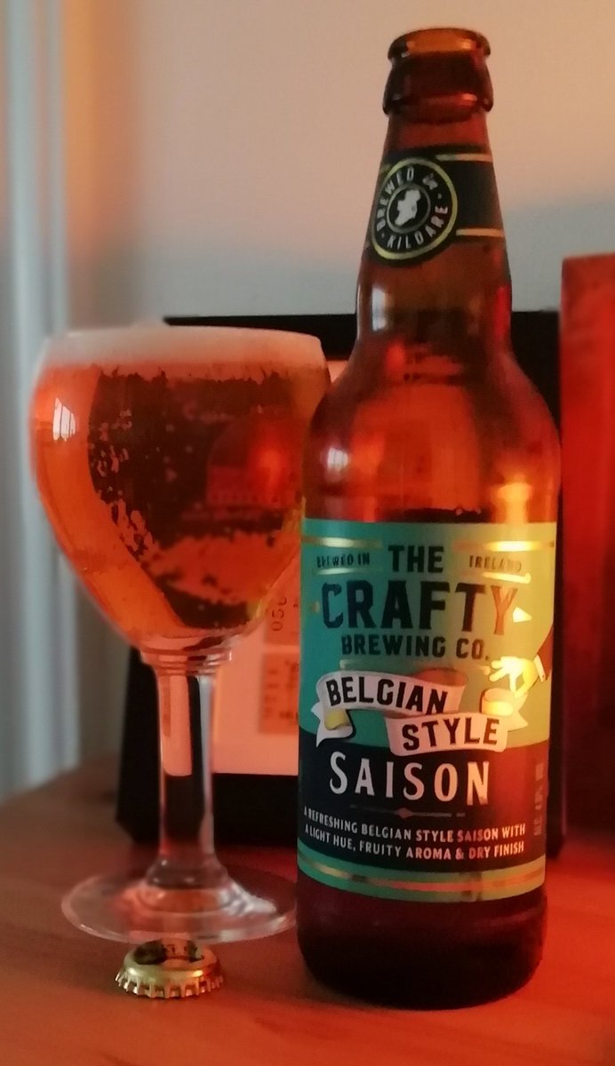 A double helping from this evening's trip to  @lidl_ireland Newbridge: I couldn't pass up such an exotic specimen as Bia Saigon Export, nor could I miss The Crafty Brewing Co Saison which I've never seen before.