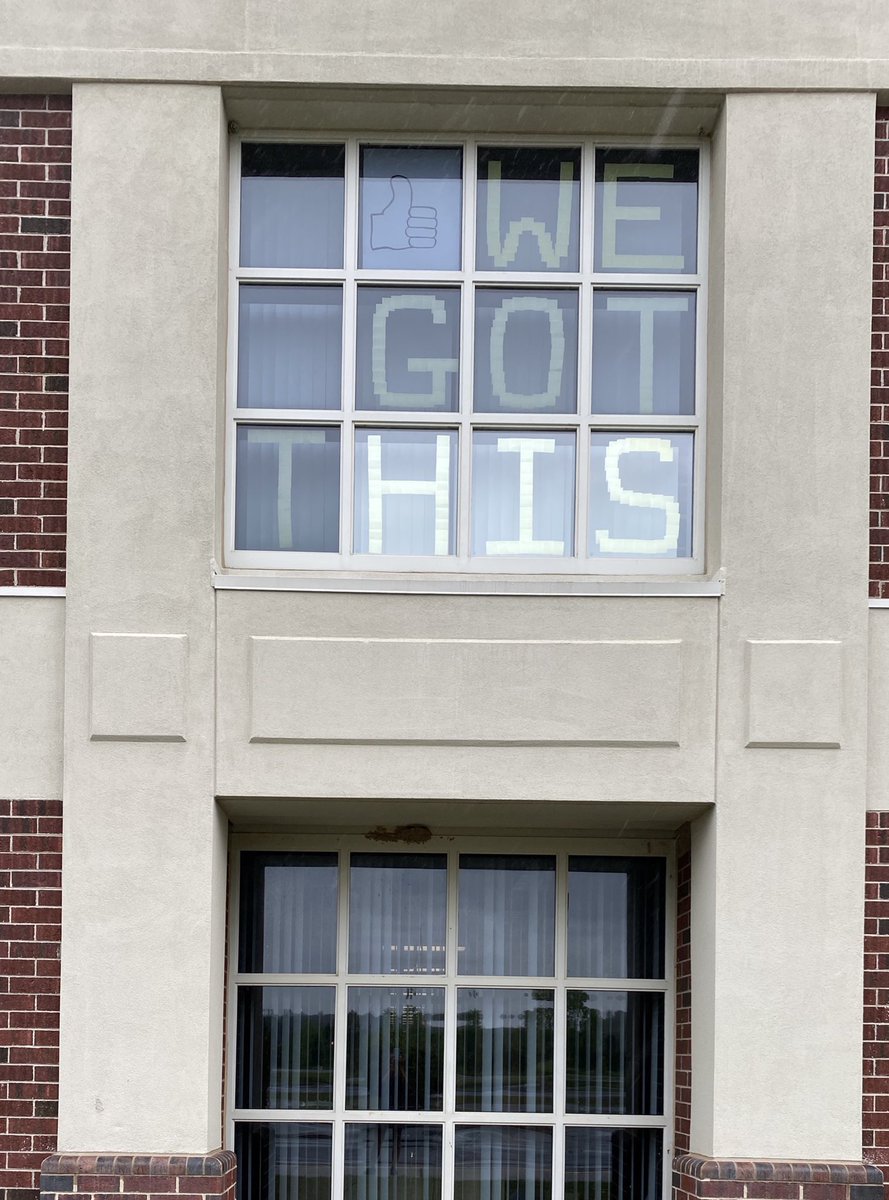 Together, we got this. 
Getting ready for our teachers. ❤️ #ThompsonJags