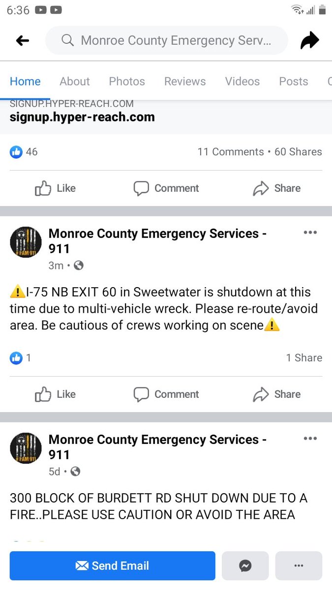 I-75 Northbound Exit 60 in Sweetwater is shutdown at this time due to a multi-vehicle accident. Remember, state law states to yield right of way to all emergency vehicles

<a href="/RedskinRadio/">©RedskinRadio</a> 
<a href="/CommanderChuck1/">Commander Chuck</a>
