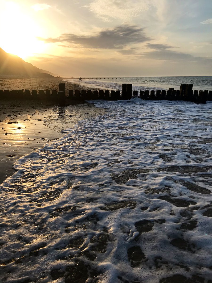 Trimmingham beach, smelt felt and looked out of this world this evening. #northnorfolk