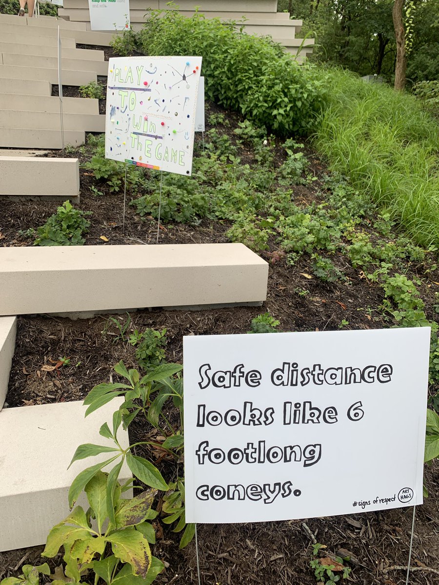 christahyson's tweet photo. Love these #SignsOfRespect along the @cincyartmuseum stairs ๐จ https://t.co/50P2iVNtif