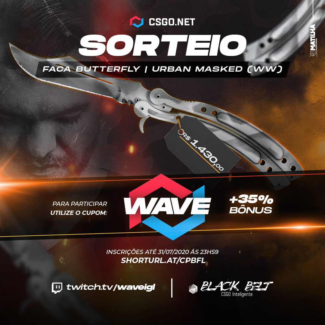 waveigl on X: ÚLTIMAS HORAS!!!! A FACA QUE DÁ +100 DE MOVIMENTAÇÃO!!!!  😍😍😍😍😍😍😍😍😍 RT=1K W$ *ComenteTwitchID+like   / X