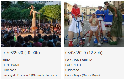 fundacioxarxa's tweet photo. Aquest mes d'agost que comença, Xarxa #Ulldecona surt al carrer!
Gràcies a @DissabtesTeatre no us perdeu #CircPanic i @fadunito avui i dissabte vinent.
#EspectaclesenXarxa https://t.co/0u2e9XFIDI