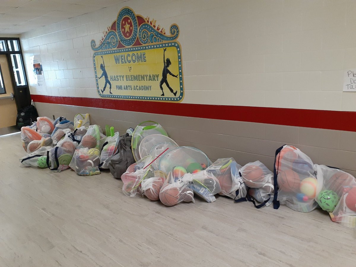 Hasty Elementary PTA (@hastyespta) on Twitter photo Today PTA dropped off 57 “Recess Bags”, 1 for each class at Hasty. Thank you to the Rotary Club, Bar Association & HFUMC for their help and donations.
Everything we do is to help support Hasty. Please consider joining PTA for $6 online at hastyespta.new.memberhub.store/store Today PTA dropped off 57 “Recess Bags”, 1 for each class at Hasty. Thank you to the Rotary Club, Bar Association & HFUMC for their help and donations.
Everything we do is to help support Hasty. Please consider joining PTA for $6 online at hastyespta.new.memberhub.store/store