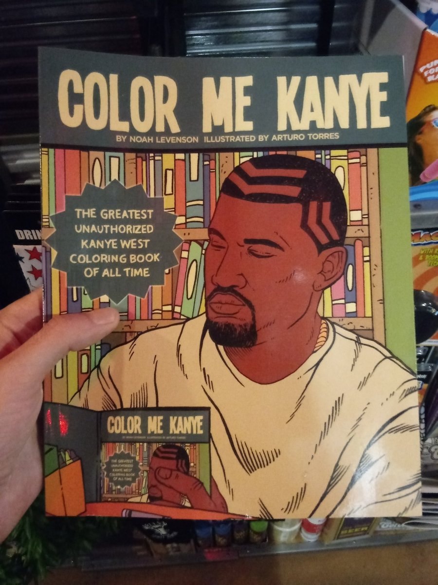 Saw this kanye west coloring book at <a href="/Spencers/">Spencer's</a> in springfield,illinois