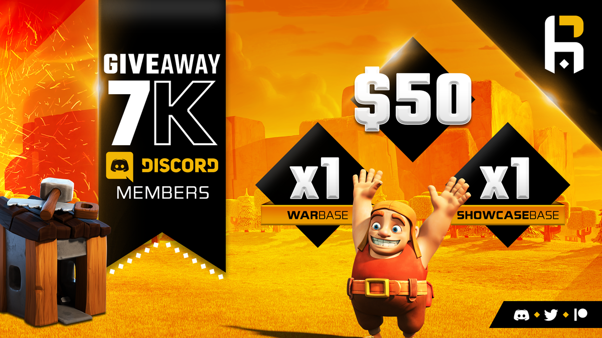 Thanks everyone for hitting 7k members on our Discord 🔥
It's time for us to give something back to our amazing community, therefore we're doing a special giveaway!

To enter:
1️⃣) Follow us!
2️⃣) Retweet!
3️⃣) Tag 2 friends below!

Winners will be drawn on August 10th, good luck!🍀