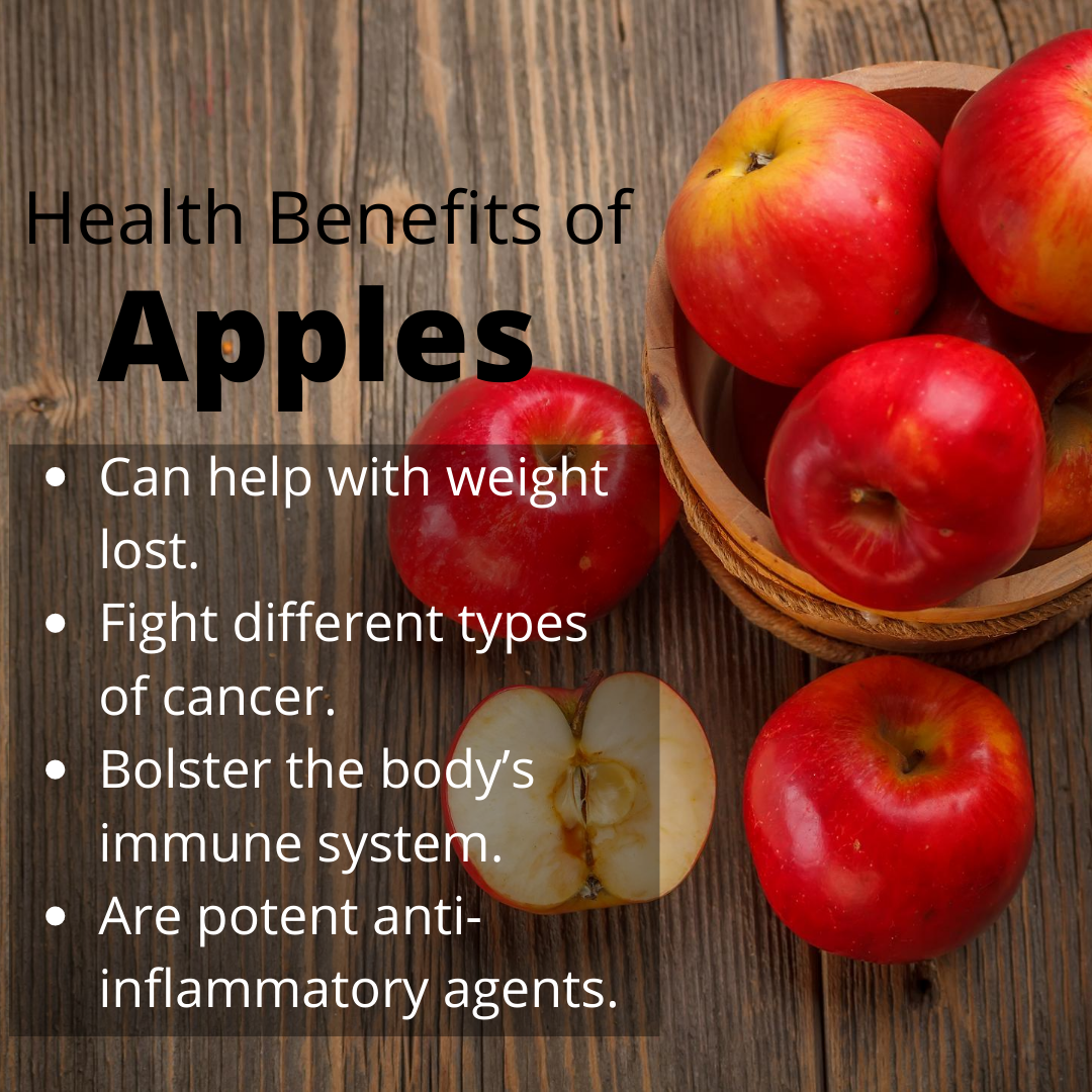 FarmtoNeighbor's tweet photo. Here's some health benefits of apples.
Can help with weight lost.
Fight different types of cancer.
Bolster the body’s immune system.
Are potent anti-inflammatory agents.
.
.
.
#Farmtoneighborhoods
#Fruits
#Keepitmoving
#Apples 
#Houston https://t.co/TxCpsxXpix