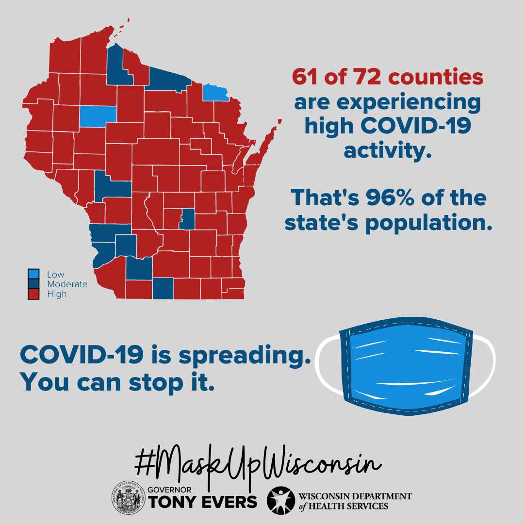 Folks, we need to work together to slow the spread of COVID-19 in our communities. If you have questions about the statewide face covering requirement going into effect on Saturday, check out the FAQ document available here: evers.wi.gov/Documents/COVI…