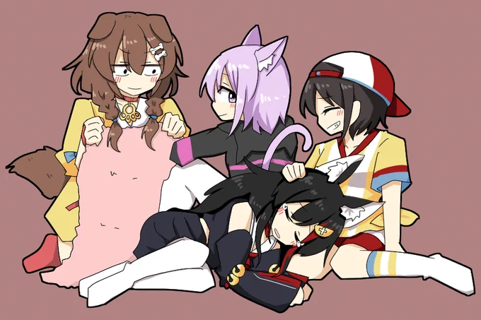 ゆっくり休んでまたいっぱいコラボしてほしい! #みおーん絵 #プロテインザスバル #できたてころね #絵かゆ 