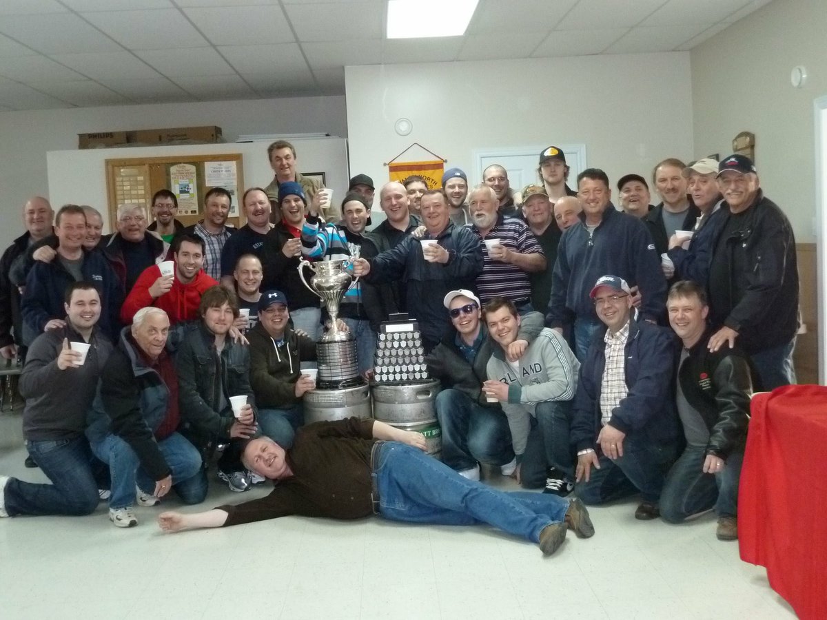 roach_edsel's tweet image. Hey George Scott how about this one. Allan  Cup and Herder Cup together. It was a great day.