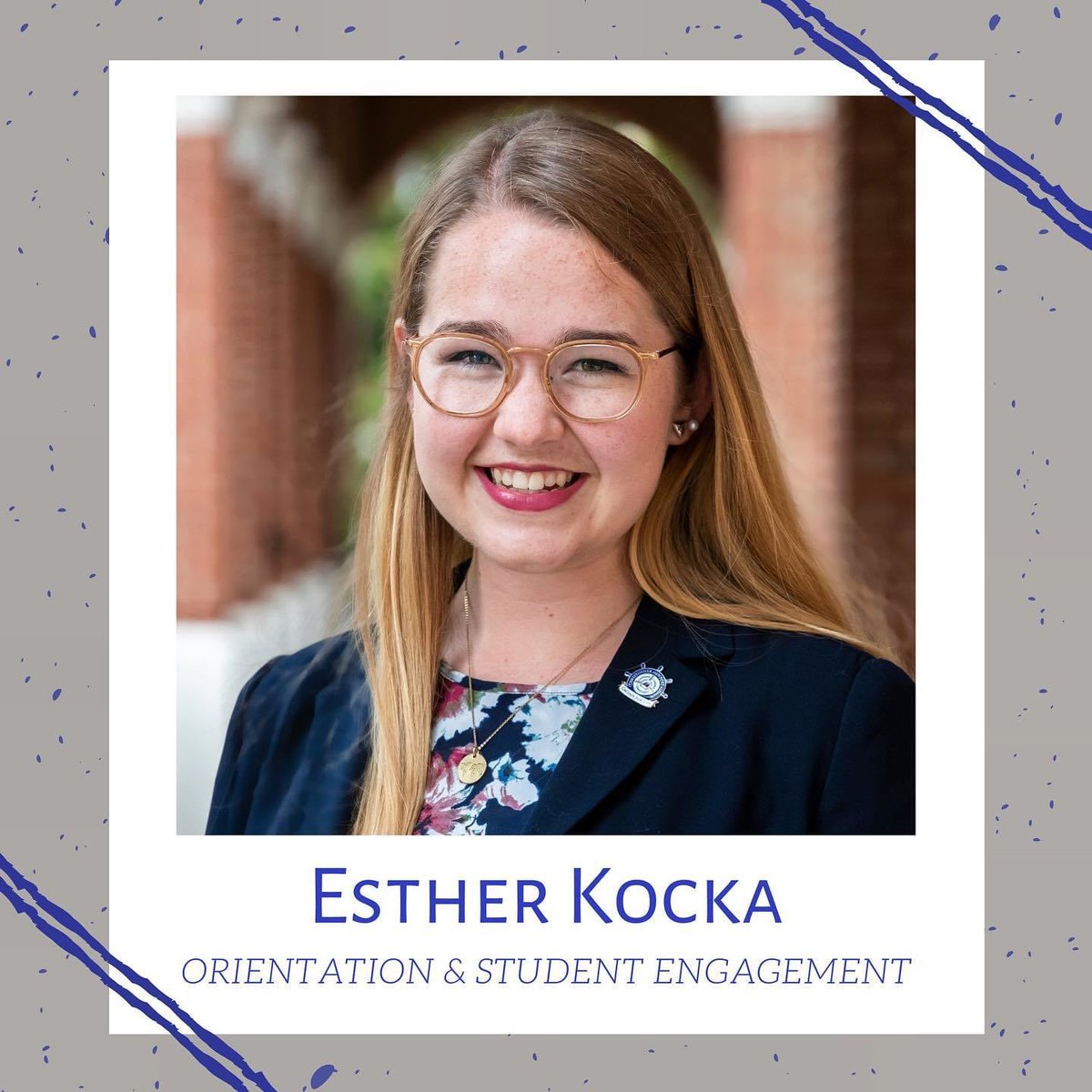 Check out our #fellowfriday Student Engagement fellow Esther Kocka on Facebook and Instagram!