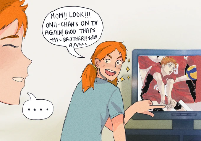 natsu, a proud ass sister and shoyou's BIGGEST fan #Haikyuu 