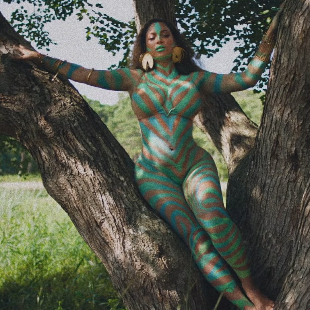 Beyonce Body Paint