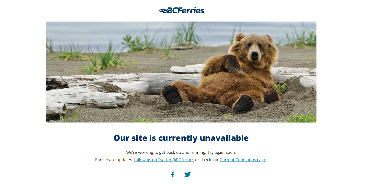 keyb000's tweet photo. BC Ferries website down but it's pretty cute so I'll let it slide https://t.co/RUZprQqaST