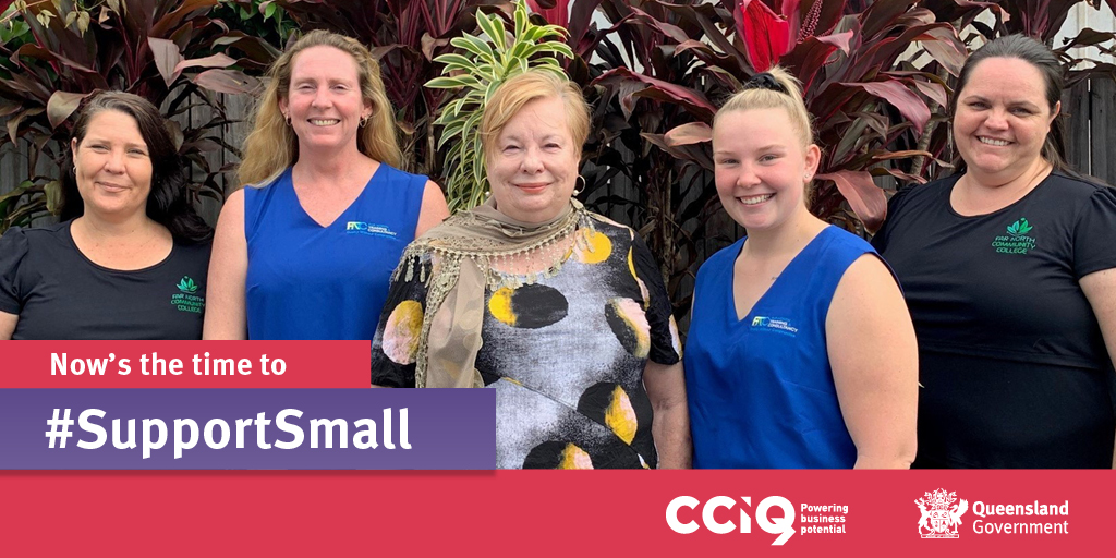 .<a href="/TrainingFNQ/">#32474 Training QLD</a> used the COVID-19 shutdown to develop a new biz plan while learning to teach students remotely. Owner Elizabeth Ross got advice from business.qld.gov.au, the Small Biz Hotline 1300 654 687, <a href="/qsbcommissioner/">Queensland Small Business Commissioner's office</a> &amp; @CCIQLD #SupportSmall #QLDsmallbiz