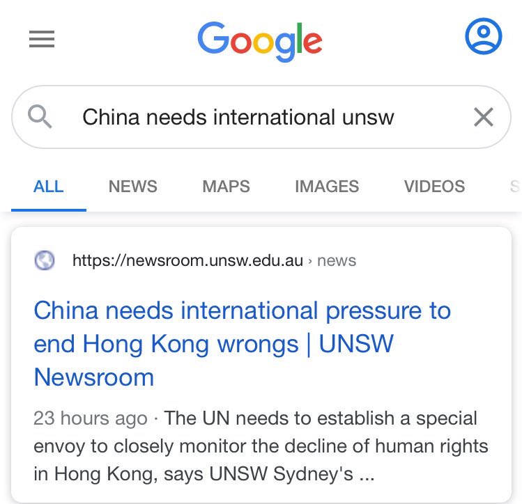 Now the whole article has been deleted from  @UNSW website.I was able to have access to it about 30mins ago！here is the link： https://newsroom.unsw.edu.au/news/general/china-needs-international-pressure-end-hong-kong-wrongs