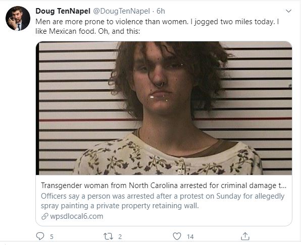 Doug TenNapel is transphobic again