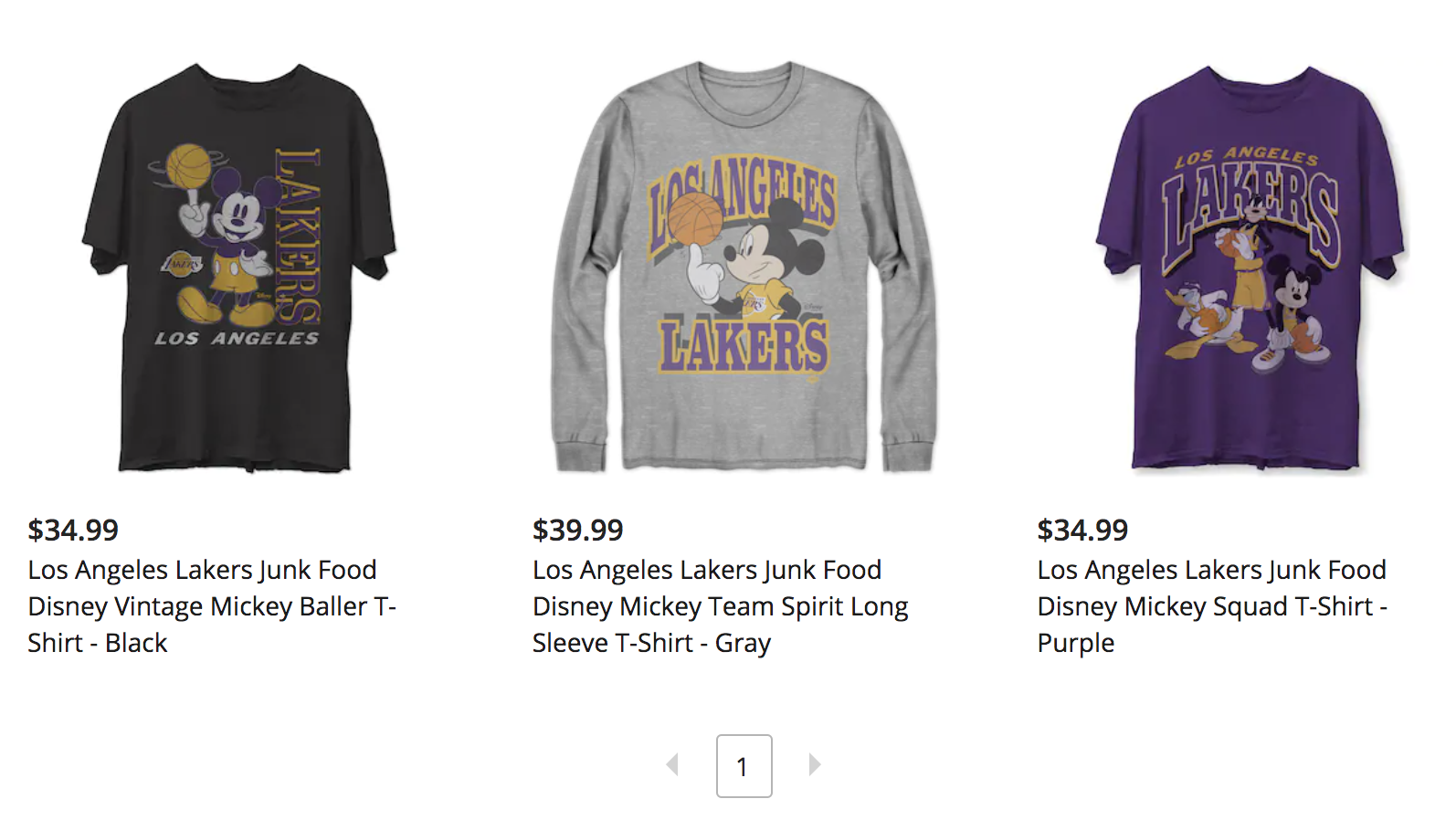 X \ SneakerAlert در X: «Disney x Junk Food NBA 'Lakers' Collection