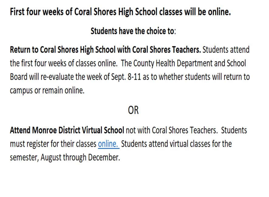 Coral Shores High School tweet media