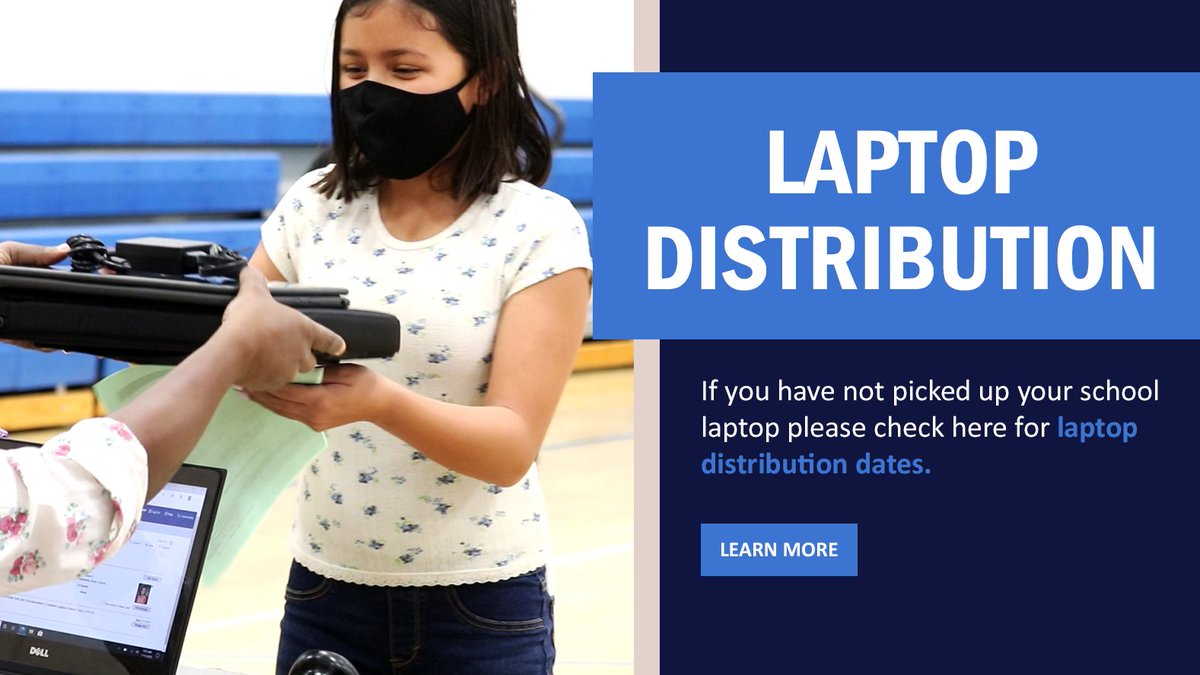 Attention all FUSD students grades 3rd-12th!  If you haven't picked up your laptop, makeup dates have been scheduled.  Check your school's laptop pickup date and time at fusd.net/laptops