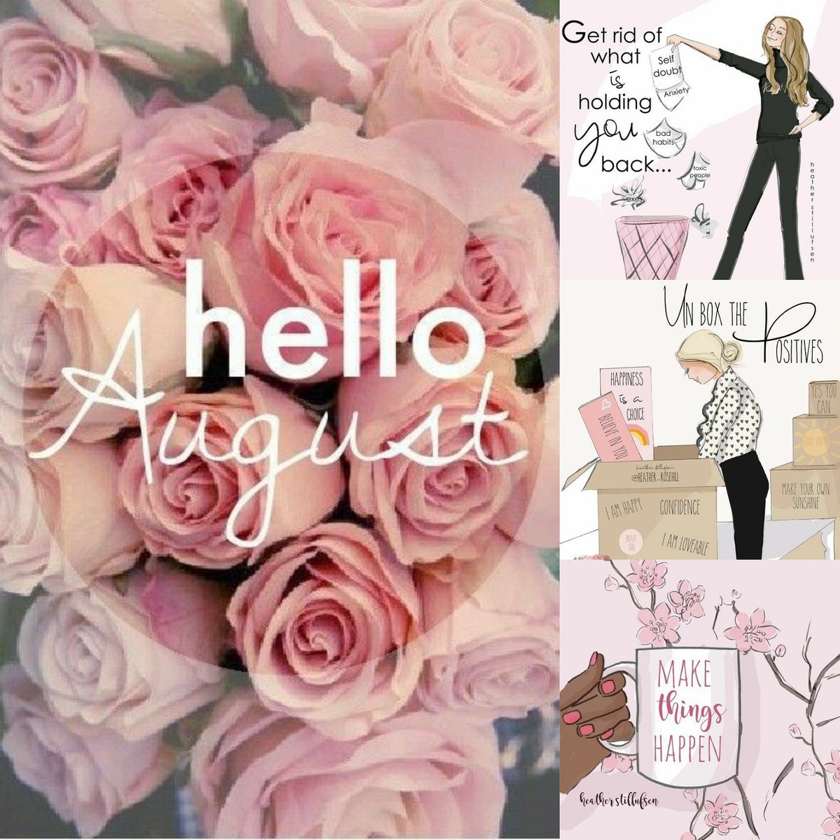 🌸Hello August🌸
Get rid of the negativity.
Unbox the positives. Reflect. Regroup. Refocus. Follow your dreams.
Excited for this new month!
#newmonth #positivity #reflect #regroup  #womenwhohustle #startabusiness #successmindset #successdriven #mentor #businessowner
#TrendingNow
