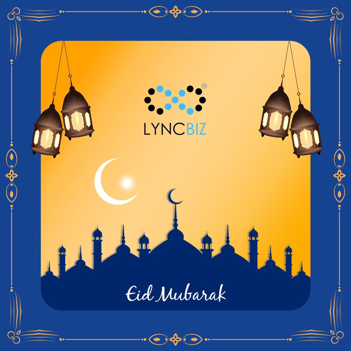 Lyncbiz's tweet photo. On this joyous occasion may you be blessed with happiness and prosperity. Wishing you and your loved ones a very happy and peaceful Eid #eidmubarak #staysafe #stayindoors #blessed #eidspecial #eid2020 #peace #tranquility #lyncbiz https://t.co/kOYOaEeH5R