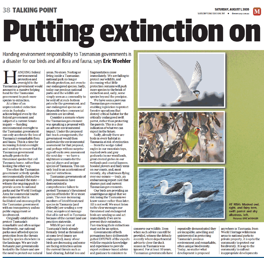 BirdLife Tasmania tweet media