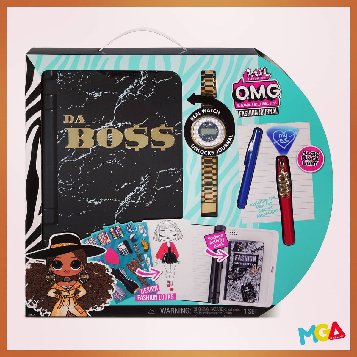 Details about   Lol Surprise Omg Da Boss Fashion Journal New In Box 