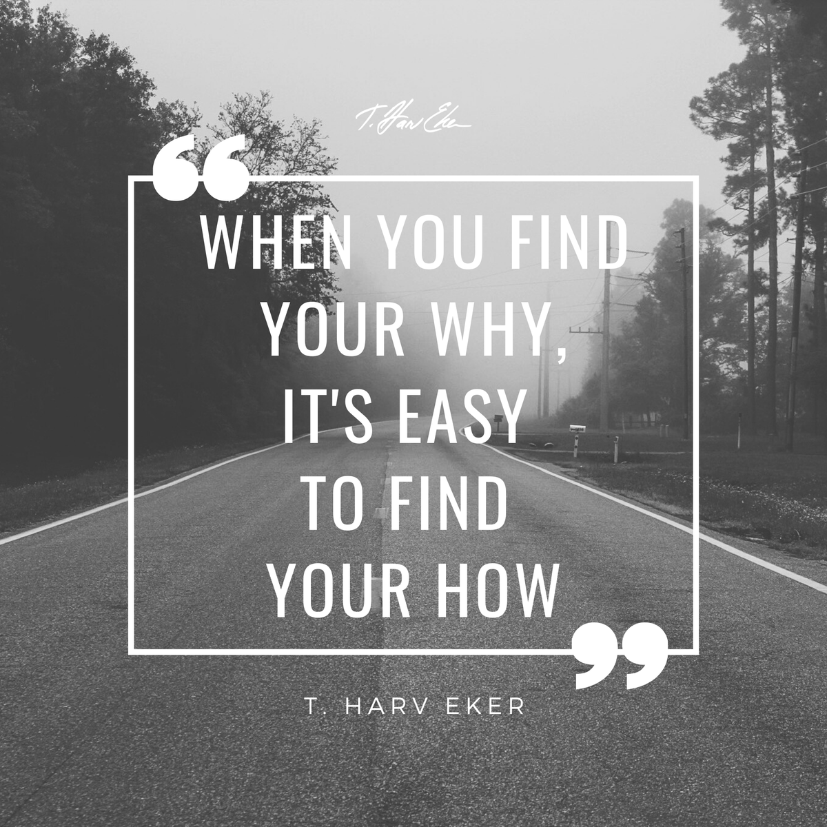 When your WHY is clear, you can always find your HOW.

If you’re struggling to find the how, it’s time to get some clarity on the why. Your why is what keeps you on track toward your goals. Your why should be BIGGER than you. Your why keeps you going!

What’s your why?