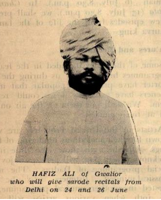 13. Ustad Hafiz Ali Khan Bangash 1936, 1939, 1940. Legendary sarod player, father of Ustad Amjad Ali Khan ( @AAKSarod) . His recordings have lost none of their vitality, freshness and superb lyricism over the last half century.