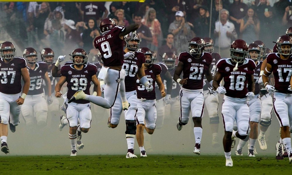I am blessed to receive an offer from Texas A&amp;M from <a href="/CoachTRob_/">Tommie Robinson</a> #AggieUp