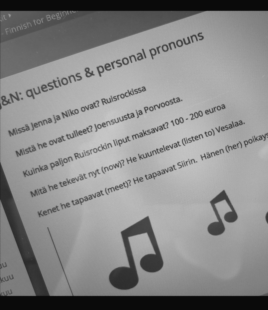 eleniigc's tweet photo. So @paulavesala is mentioned in my finnish course 😍😍 https://t.co/WQU6PJYZXP
