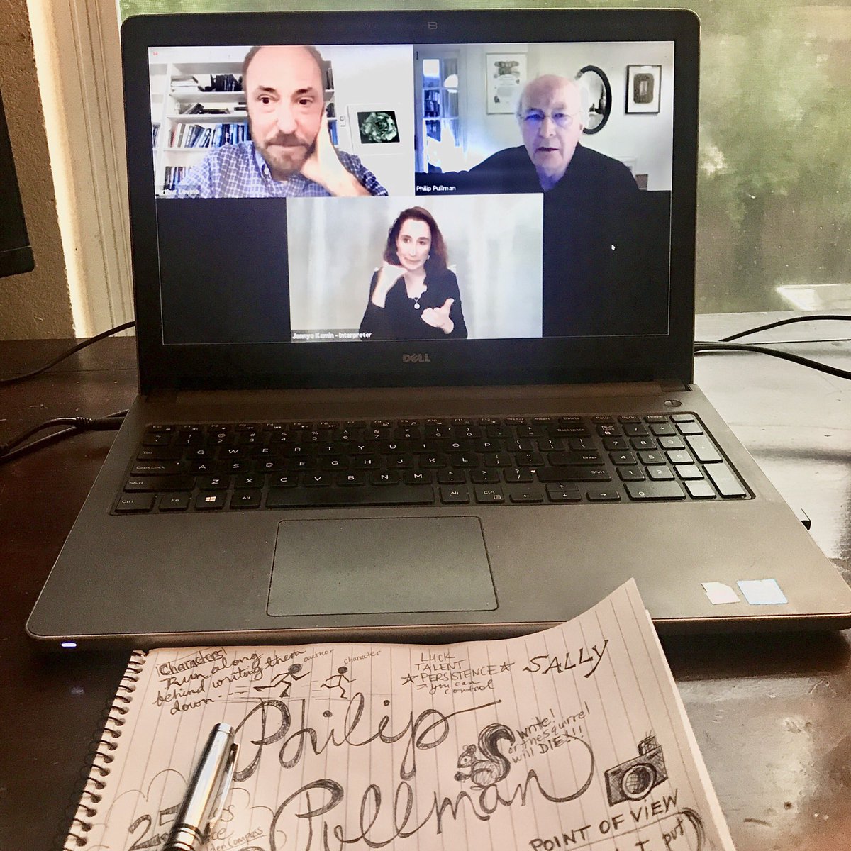 Who else is loving the SCBWI Summer Spectacular? <a href="/scbwi/">scbwi</a> <a href="/PhilipPullman/">Philip Pullman</a> 

#writeorthesquirrelwilldie 🐿😂

#kidlit #kidlitauthor #SCBWIBird #scbwisummerspectacular #scbwi