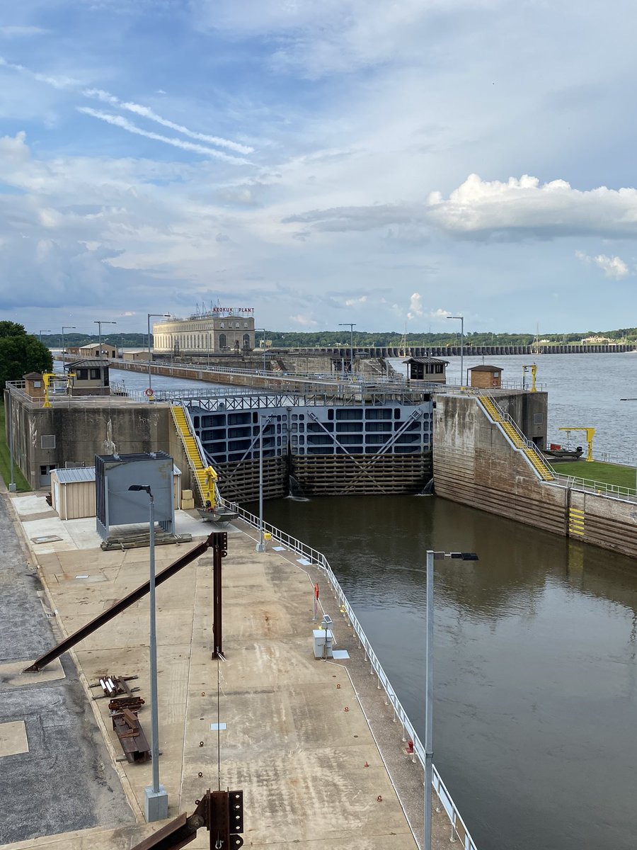 Barney got to do some sightseeing on the Mississippi River and we saw the biggest lock on the river in action. So nice to be in Middle America. Saw very few masks. Thinks seemed *gasp* NORMAL in Iowa. Don’t tell the Dems. 