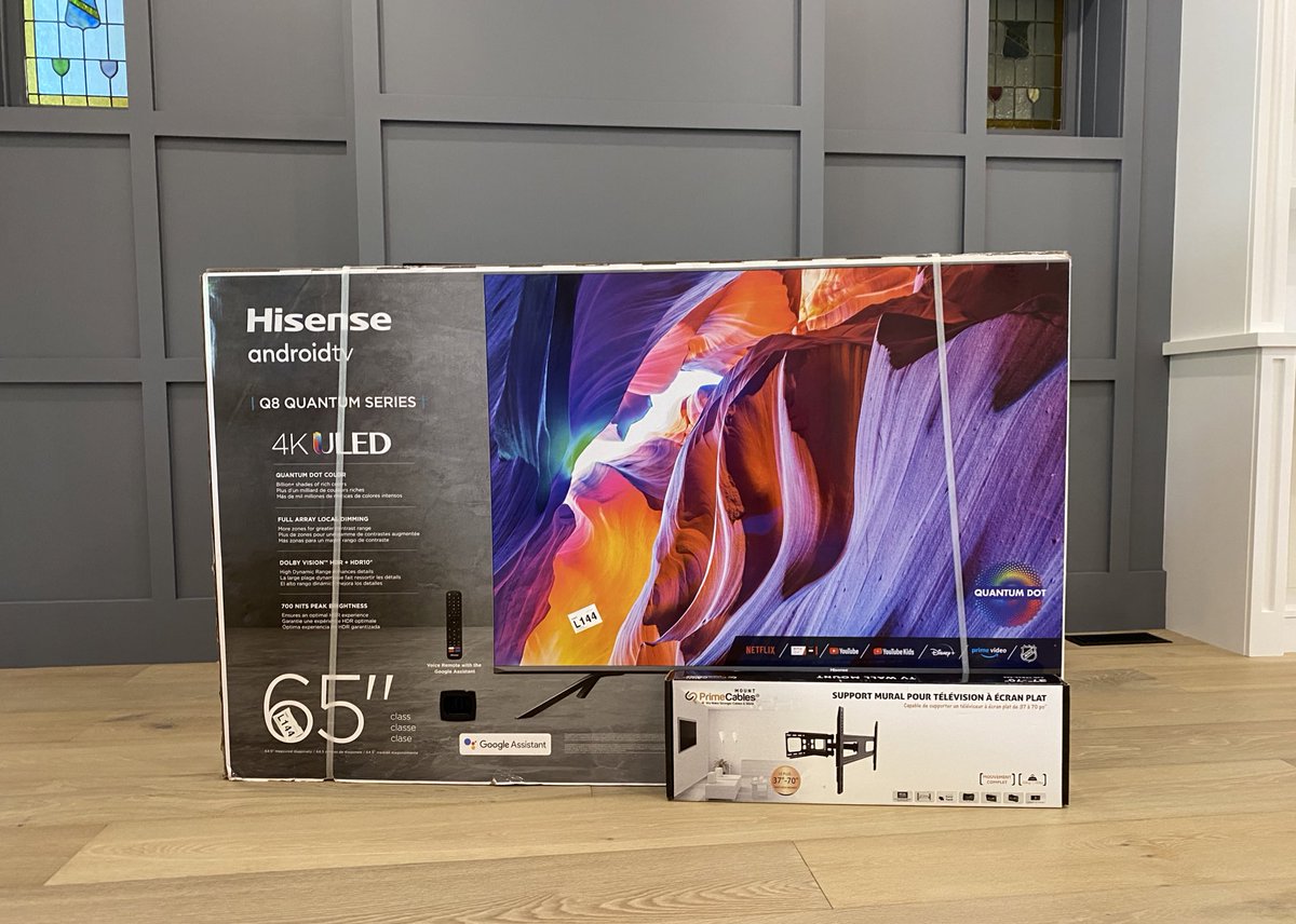 Dapper_Tux's tweet image. Welcome @HisenseCA to the lounge. 😉 

#HisenseQLED
#PrimeCables #tvwallmount