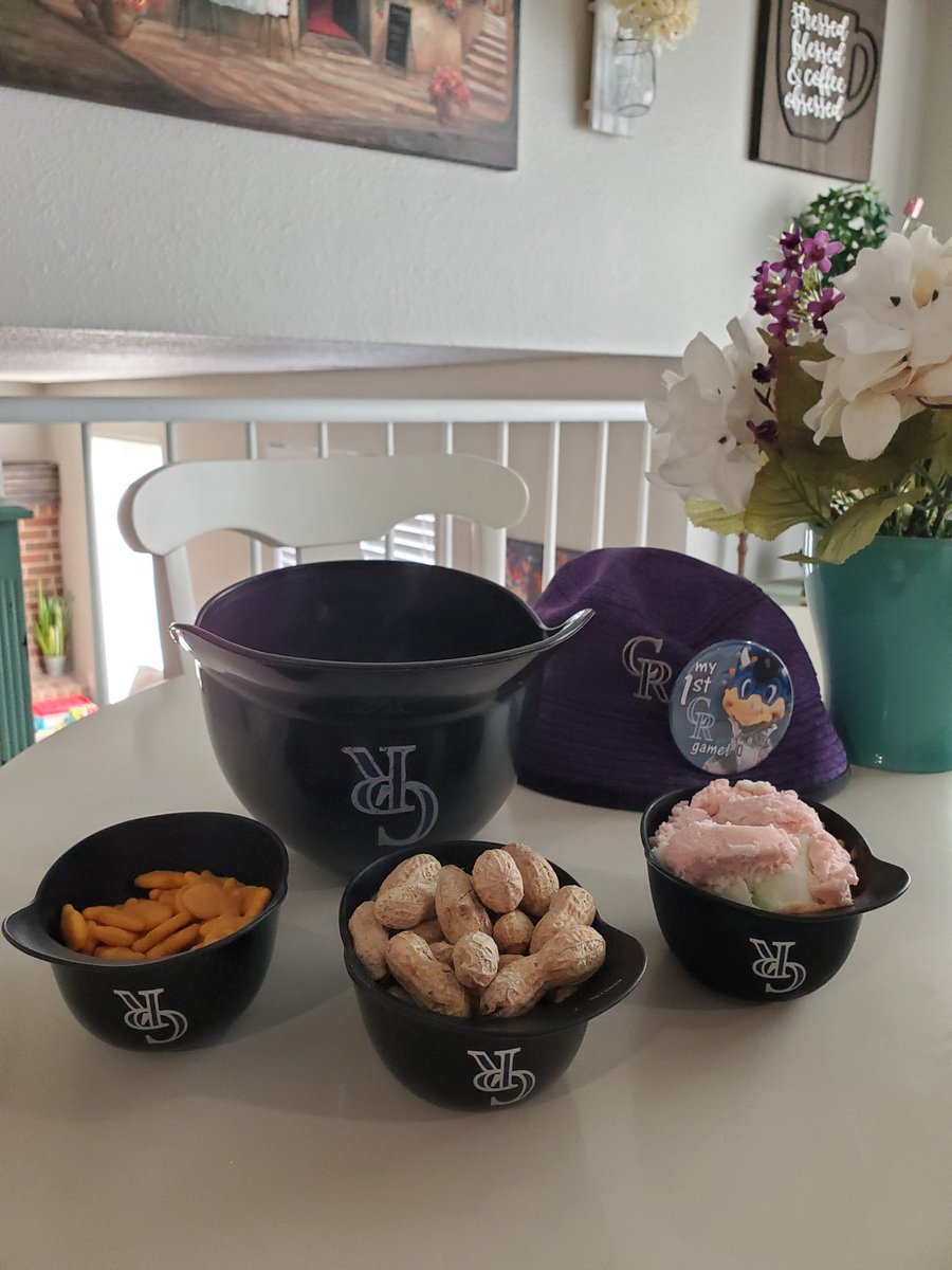 KCar0726's tweet photo. #OpeningNightAtHome for our @Rockies ๐โพ๏ธ๐ค
Little man is chewing on @RockiesDinger00 to calm his nerves ๐ Sorry Dinger!๐
#ColoradoBaseball #GoRockies #Rockies https://t.co/sgfrSZj9f0