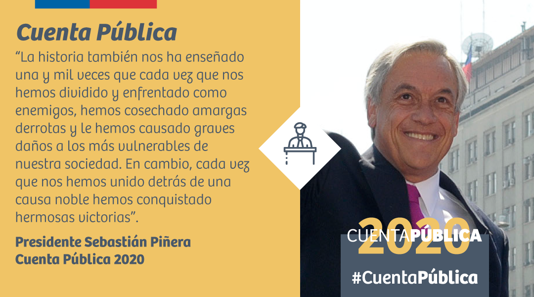 🔸Presidente <a href="/sebastianpinera/">Sebastian Piñera</a> finaliza su #CuentaPública desde el Congreso Nacional.