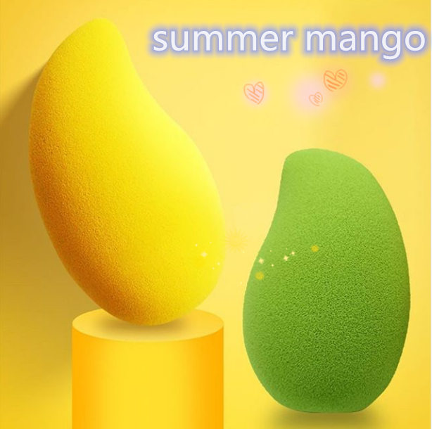 bealuxur's tweet photo. Summer mango design! #mangosponge #makeupsponge #Bealuxur https://t.co/ZT9mYB5pLG