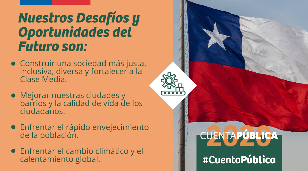“Cuando el mundo y Chile logremos superar estas emergencias, no será el fin de la historia. Debemos ser y construir una mejor sociedad, concentrando nuestras miradas y preocupaciones en los grandes desafíos y oportunidades del futuro” Pdte. <a href="/sebastianpinera/">Sebastian Piñera</a> #CuentaPública