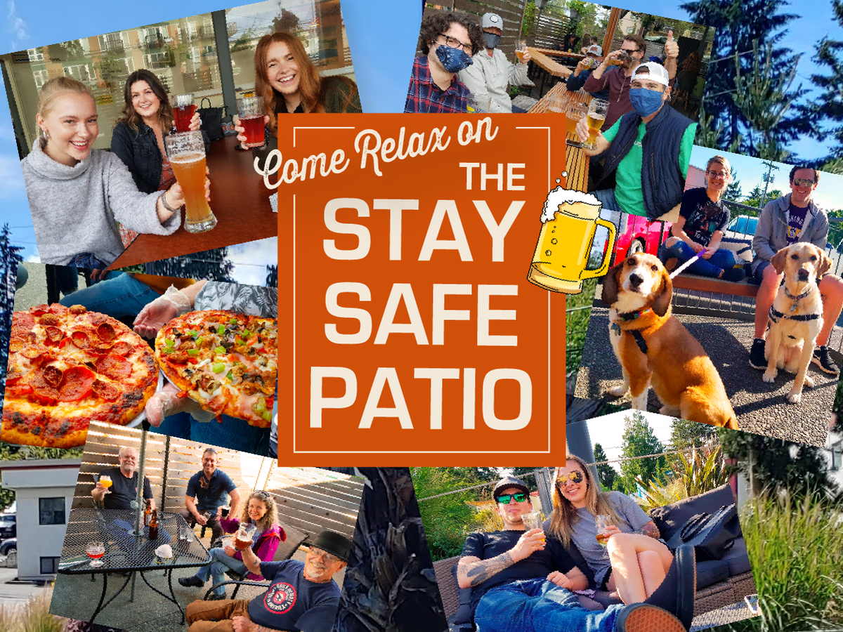 The STAY SAFE PATIO is 100% OPEN! 😃
Noon to 10pm daily. All seating is outdoors, breezy and spaced 6 feet or more.
Don't want to come inside? Just ORDER ONLINE and you can pick up food &amp; beer curbside 👇
thegrowlerguys.revelup.com/weborder. 
GrubHub is also delivering our delicious eats. 🚗