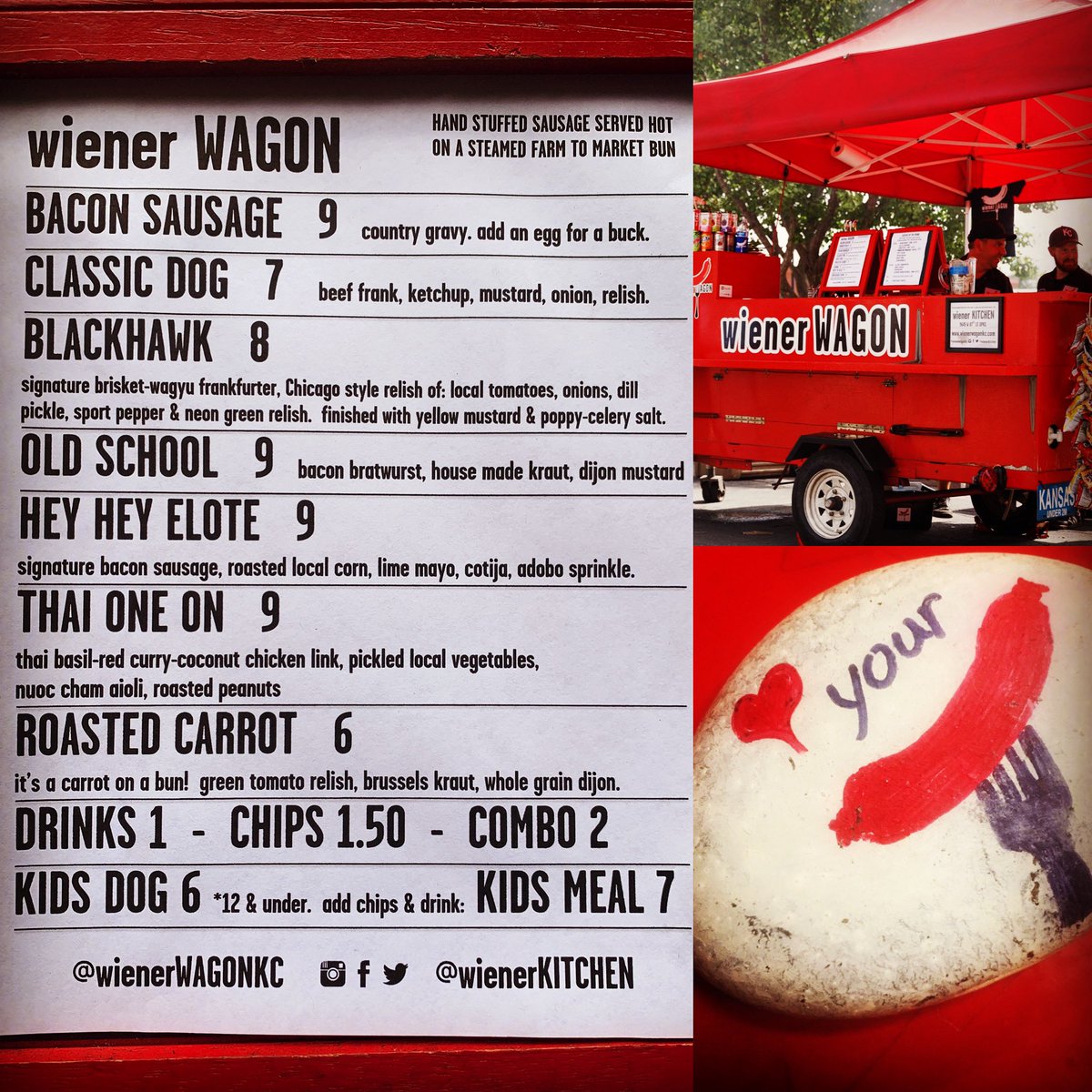 WienerWagonKC's tweet photo. Saturday 7:30am-1pm 8101 Marty, Overland Park #ks #opfm #eat #kc #wienerwagonkc #victorylap https://t.co/HIIvwnmsma