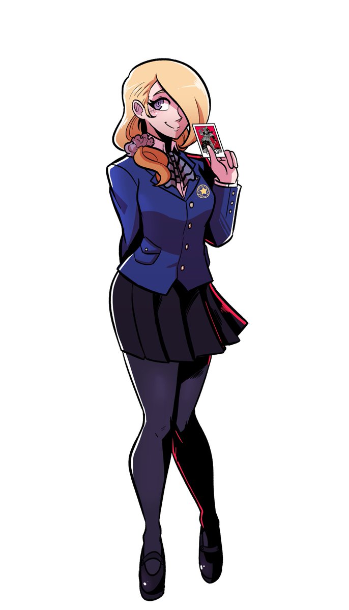 Chihaya foresees incoming buffs! Here's her render alongside her tidbit bio. 
