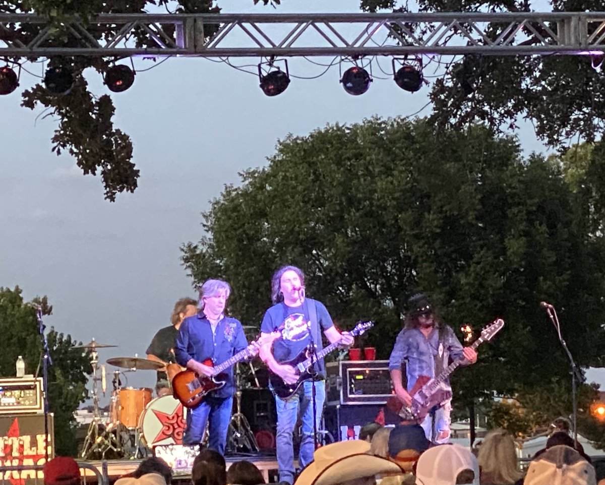Glad to have these guys in Denison, Texas. Great show!!! #littletexasband #denisontexas #musiconmain