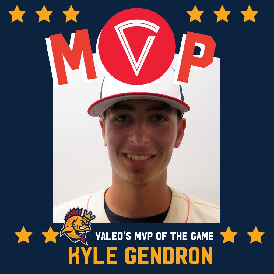 KenoshaKingfish's tweet photo. Kyle Gendron earns Valeo’s MVP honors as his strong start leads Kenosha to 6-0 win!

Read about tonight’s win here: https://t.co/Ka8ciGYKqd https://t.co/LUfmzhlRZu