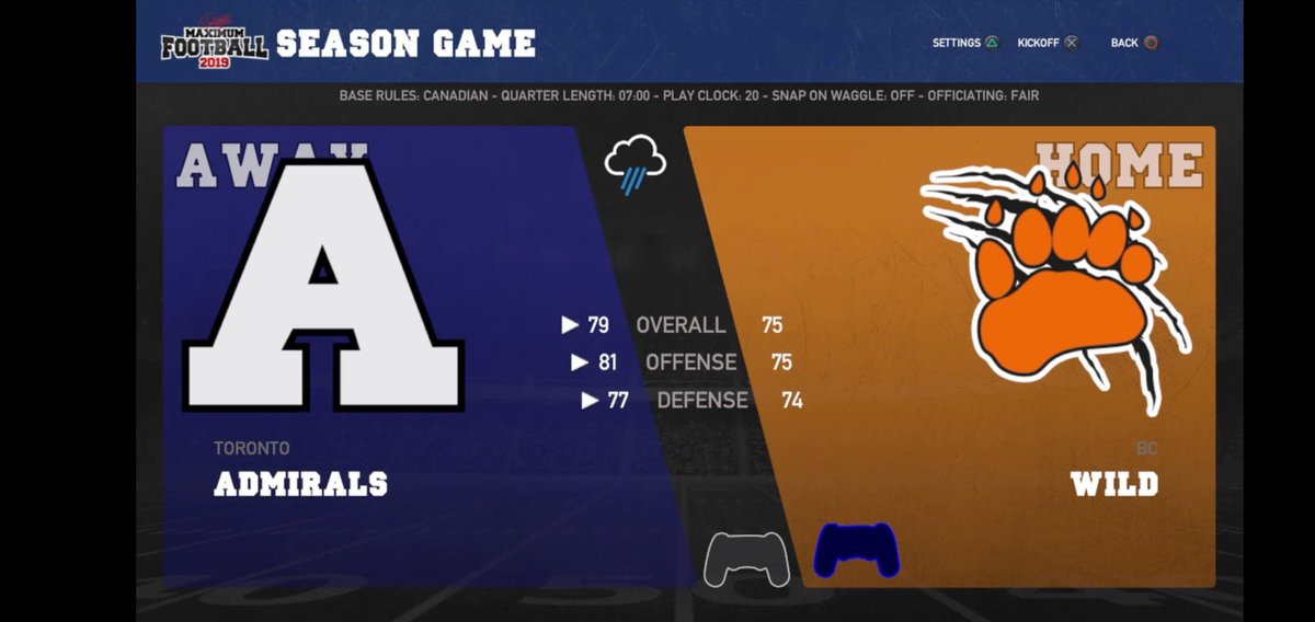 eAthletes_eACF's tweet photo. Tops in the East make a West Coast appearance!
๐ซ#Toronto Admirals (5-1) @
#BC Wild (2-5)
โฐ10 PM/ET
๐บ https://t.co/CeeyCuPmBV
๐ฎ#eSports @MaxFootballGame #MaximumFootball19 #PS4Live #Twitch #CFLparody #supportsmallstreamers
#eACF #RookieSZN Week 8 #TORBC https://t.co/m2XzlfS32F