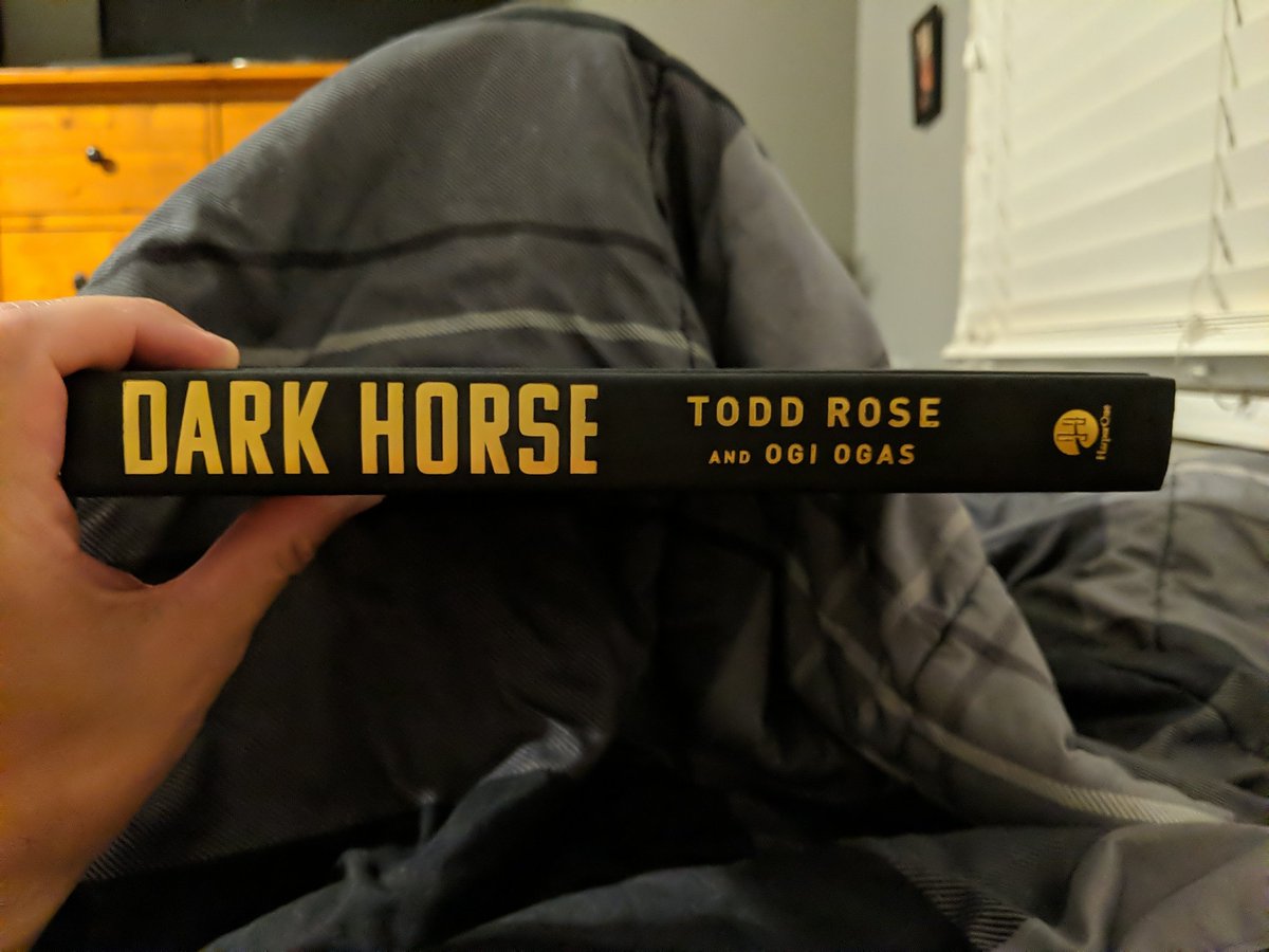 Matthew Larson (@mlarson_nj) on Twitter photo Starting Dark Horse by <a href="/ltoddrose/">Todd Rose</a> <a href="/ogiogas/">Ogi Ogas</a> & intro already has me hyped 💪🏼 #4ocfpln #2menandabook #sixtybooks Starting Dark Horse by <a href="/ltoddrose/">Todd Rose</a> <a href="/ogiogas/">Ogi Ogas</a> & intro already has me hyped 💪🏼 #4ocfpln #2menandabook #sixtybooks