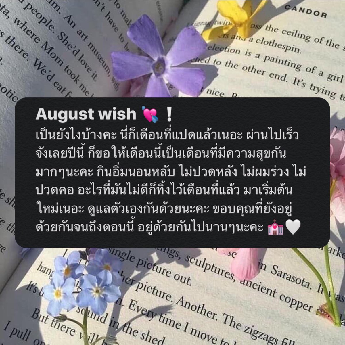 August wish to my cutie🧃✨