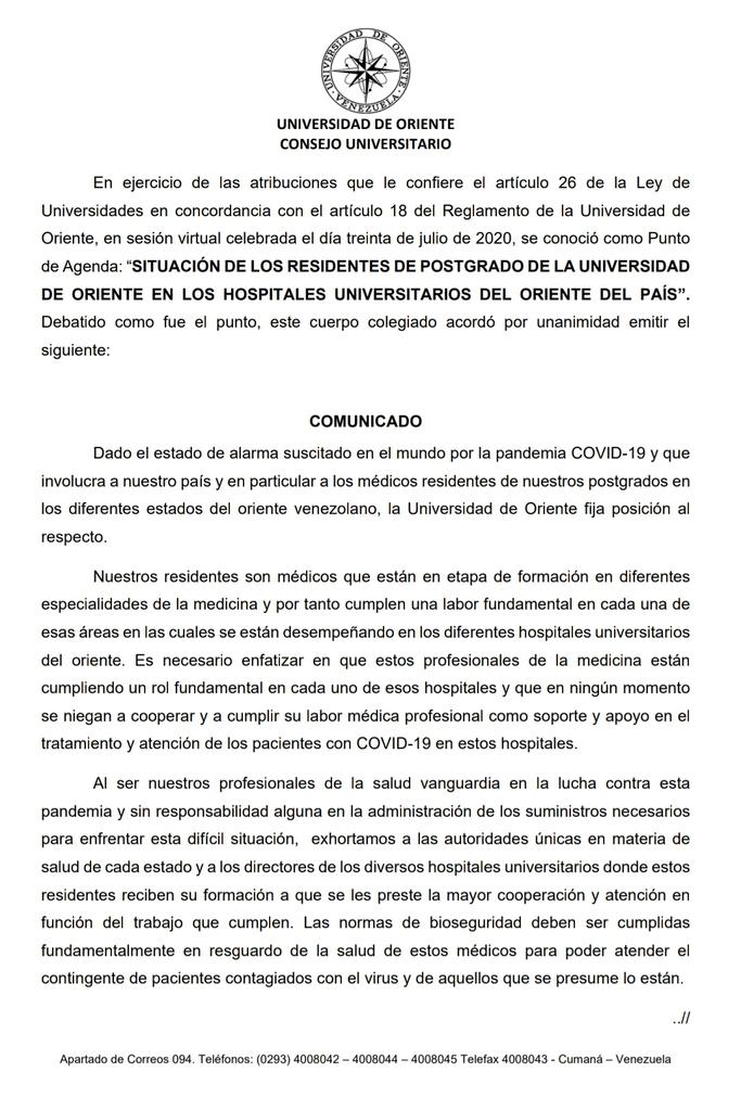 Rectora de la Universidad de Oriente tweet media
